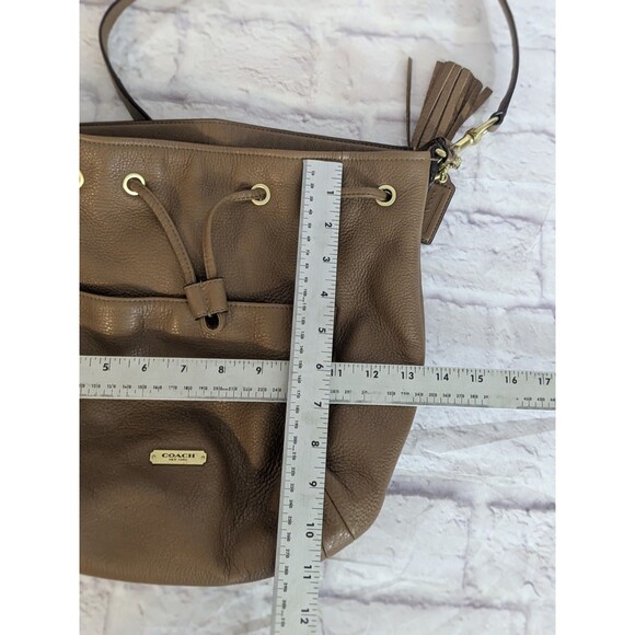 VtG Y2K Coach Avery Leather Drawstring Hobo purse bag satchel style F27003 - Picture 5 of 8